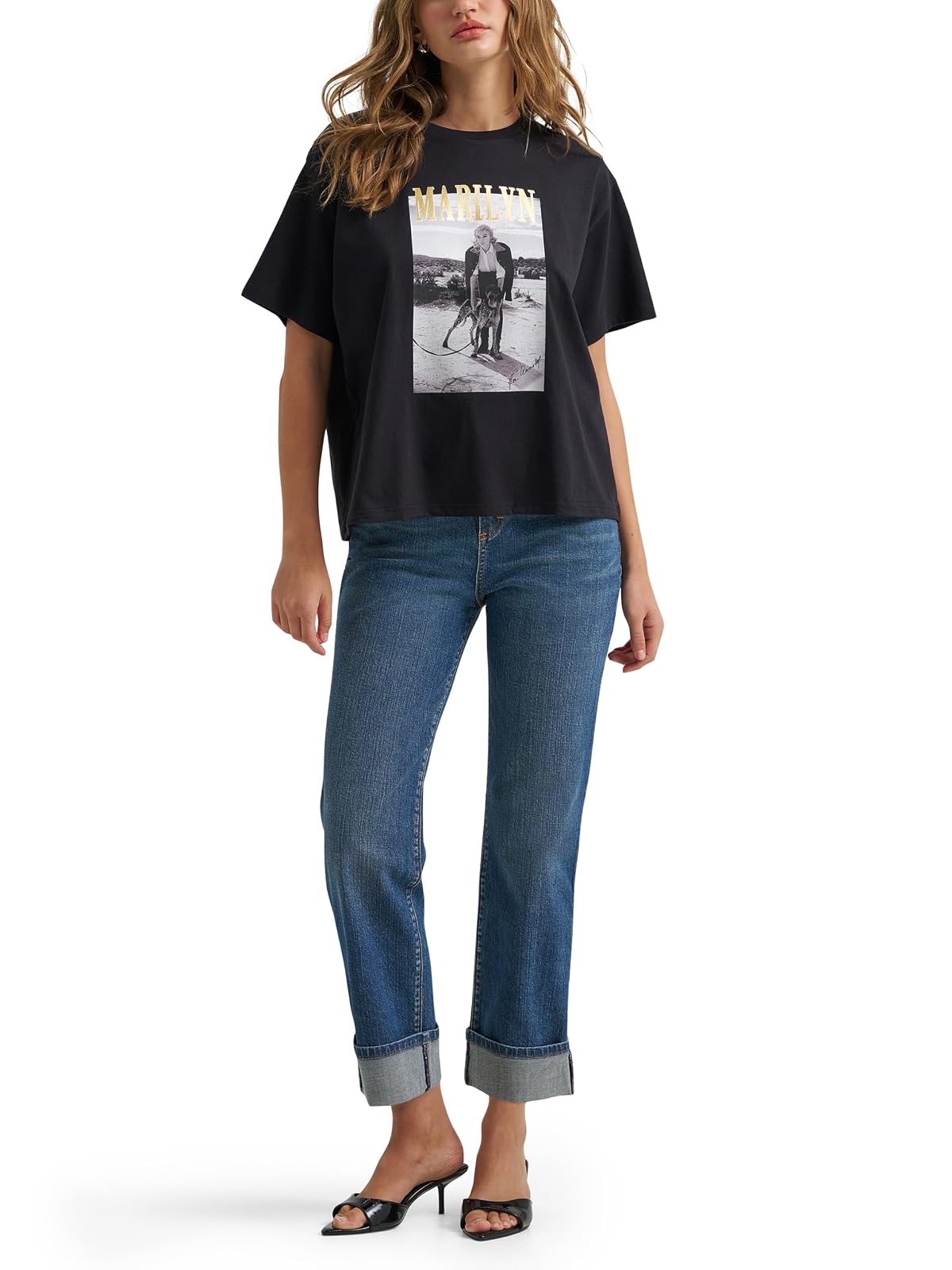 Lee Playera x Marylin Monroe Girlfriend tee para Mujer