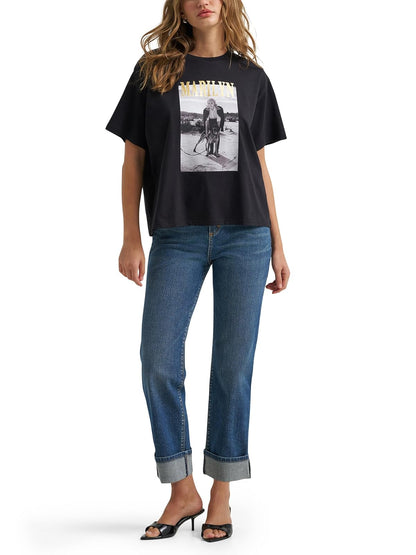 Lee Playera x Marylin Monroe Girlfriend tee para Mujer