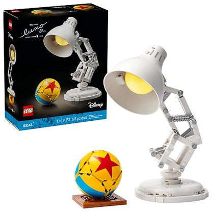 Lego Ideas | Disney Pixar Luxo Jr. Modelo de Exhibición Construible y Coleccionable para Adultos, Recuerdo Cinematográfico, Nostálgico Regalo para Hombres, Mujeres y Fans 21357