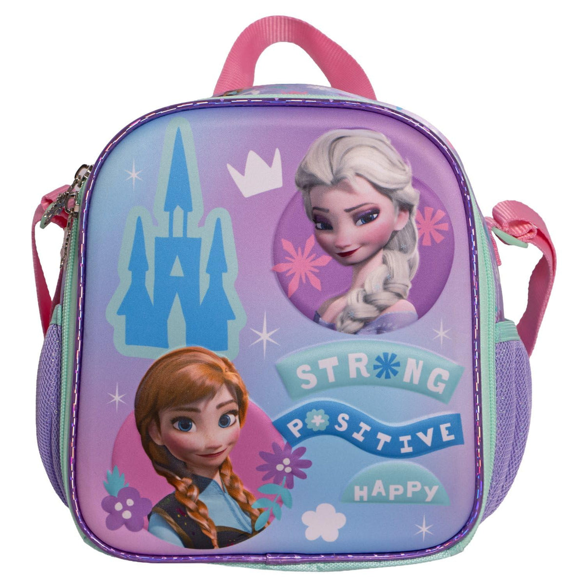 Ruz Lonchera Infantil y Preescolar | Frozen | 100% Poliéster Edición Premium Capacidad 3 Litros | Bolsa Escolar para Niños con Forro Interior y Cierre de Cremallera | Recomendado desde 3 años