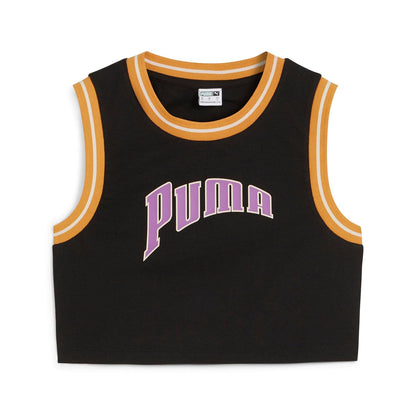 Puma Playera Corta Team, Mujer, Negro, Chico