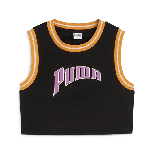Puma Playera Corta Team, Mujer, Negro, Chico
