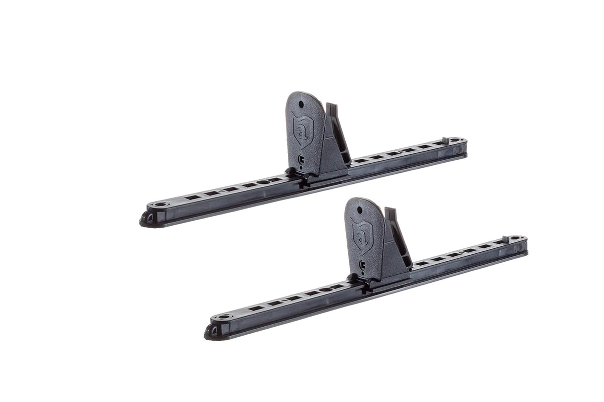 attwood 11940-2 - Juego de 2 Pinzas universales Ajustables para Kayak con Bloqueo de gatillo, Acabado Negro, 15 Pulgadas