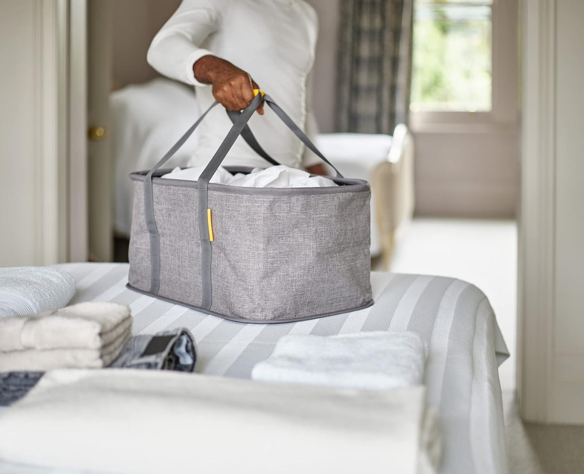 Joseph Joseph Hold-All - Bolsa plegable plegable de 35 litros, tela duradera, resistente a la humedad, color gris