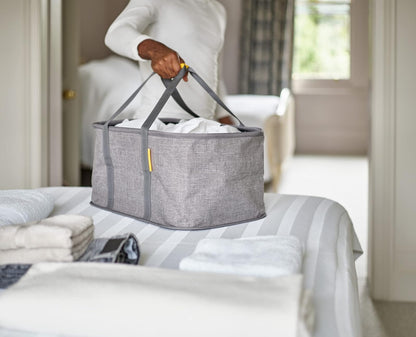 Joseph Joseph Hold-All - Bolsa plegable plegable de 35 litros, tela duradera, resistente a la humedad, color gris