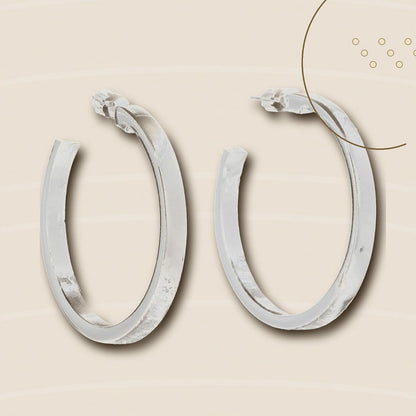 GUESS Aretes, Plateado, Una talla