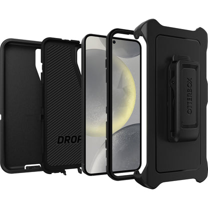 OtterBox - Funda para Samsung Galaxy S24 Defender Series, Color Negro, Resistente y Duradero, con protección de Puerto, Incluye Soporte de Clip