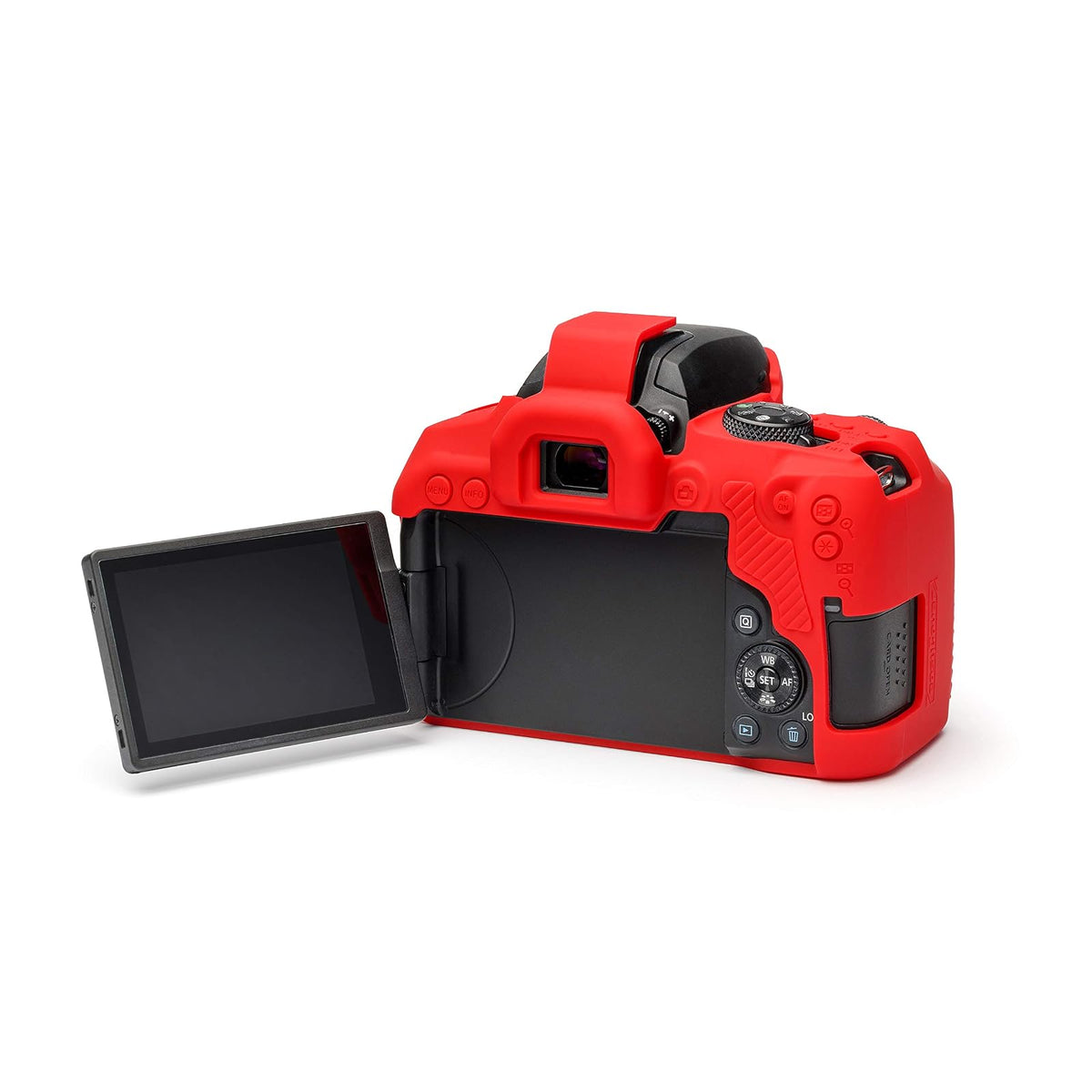 EasyCover Funda Protectora ECC850DR para Cámara Fotográfica Canon 850D / T8i Rojo