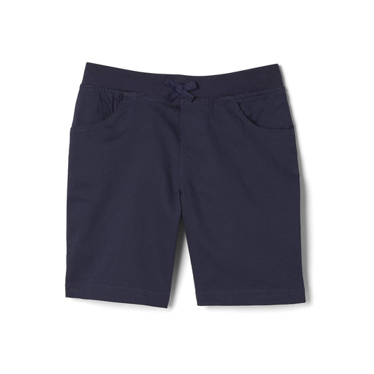 French Toast - Pantalón Corto de Sarga elástico para niñas con Cintura de Punto