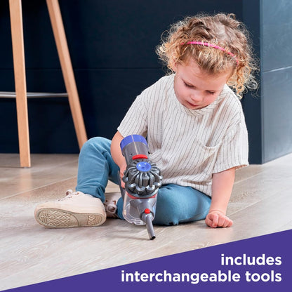 Casdon Dyson - Aspiradora inalámbrica interactiva y con Licencia Oficial de Juguete Dyson para niños a Partir de 3 años, diversión Realista de Juego de rol, Morado y Naranja