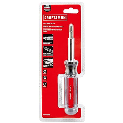 CRAFTSMAN - Juego de destornilladores múltiples, 6 en 1, mango de acetato (CMHT66052)