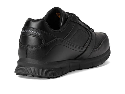 Skechers Nampa-wyola Zapatos para Servicio de Alimentos para Mujer | Trabajo, antideslizante, peligro eléctrico, ajuste relajado, espuma viscoelástica