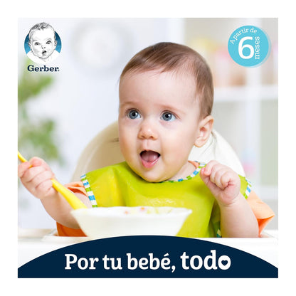 Gerber Papilla Etapa 2, Manzana, Paquete de 12 Piezas de 113g c/u