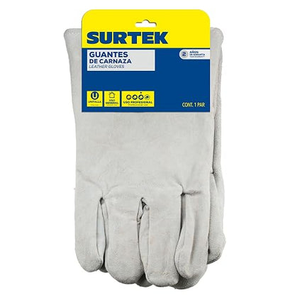 Surtek 137386 Guantes Largos de Carnaza