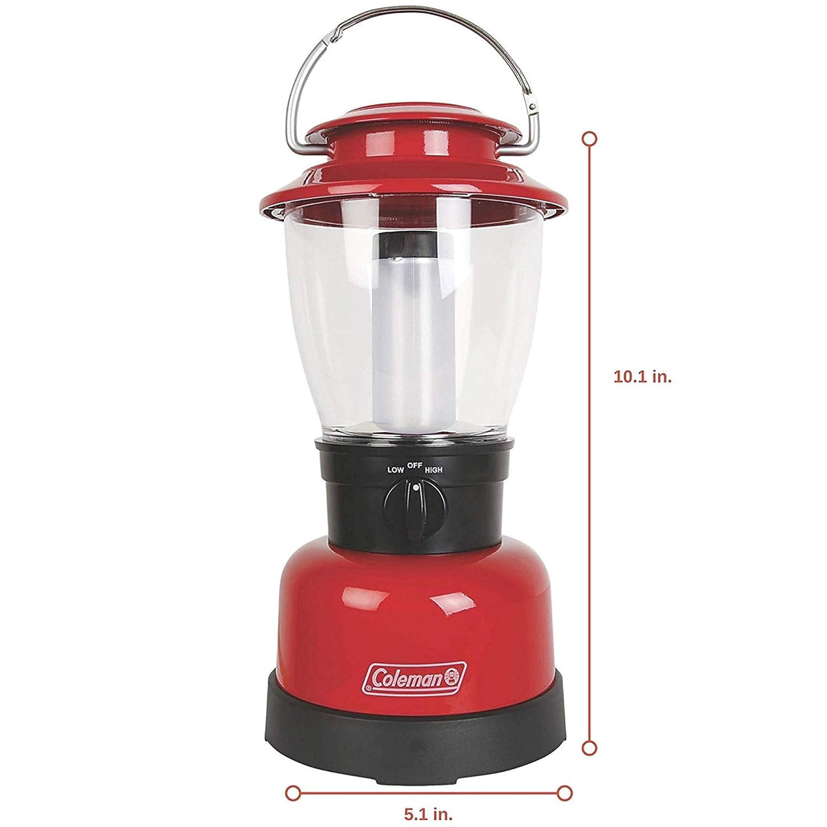 Coleman Carabineer Classic Personal Size LED Lantern, Red