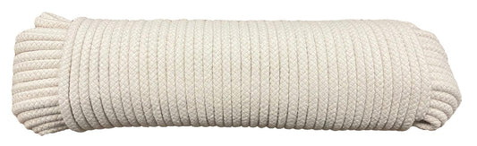 T.W . Evans Cordage Tendedero de algodón Scottie #8 de 1/4" x 150 pies