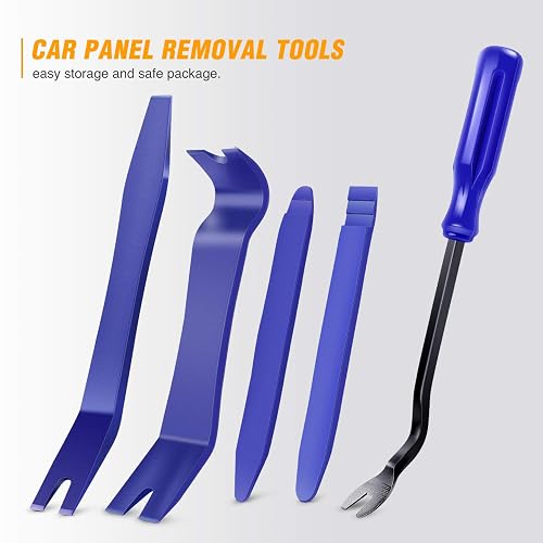 GOOACC Auto Trim Removal Tool Kit No-Scratch Tool Kit for Car Audio Dash Panel Window Molding Fastener Remover Tool Kit