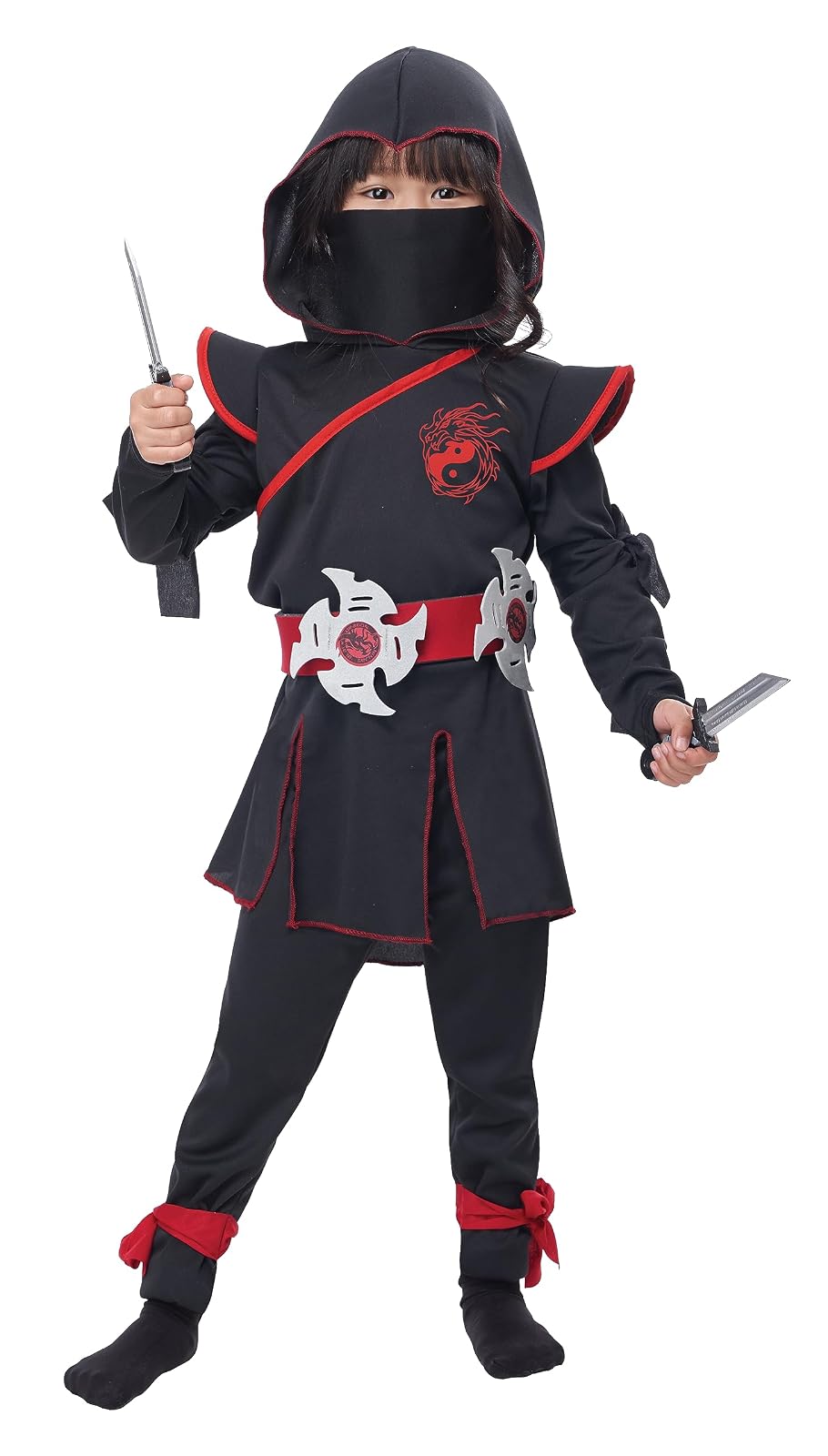 California Costumes - Disfraz de niña Lil' Ninja para niña, talla L