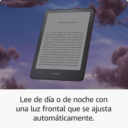 Kindle Paperwhite Signature Edition 32 GB (modelo más reciente) nuestro Kindle más rápido con una luz frontal que se ajusta automáticamente y semanas de duración de la batería. Carbón metálico