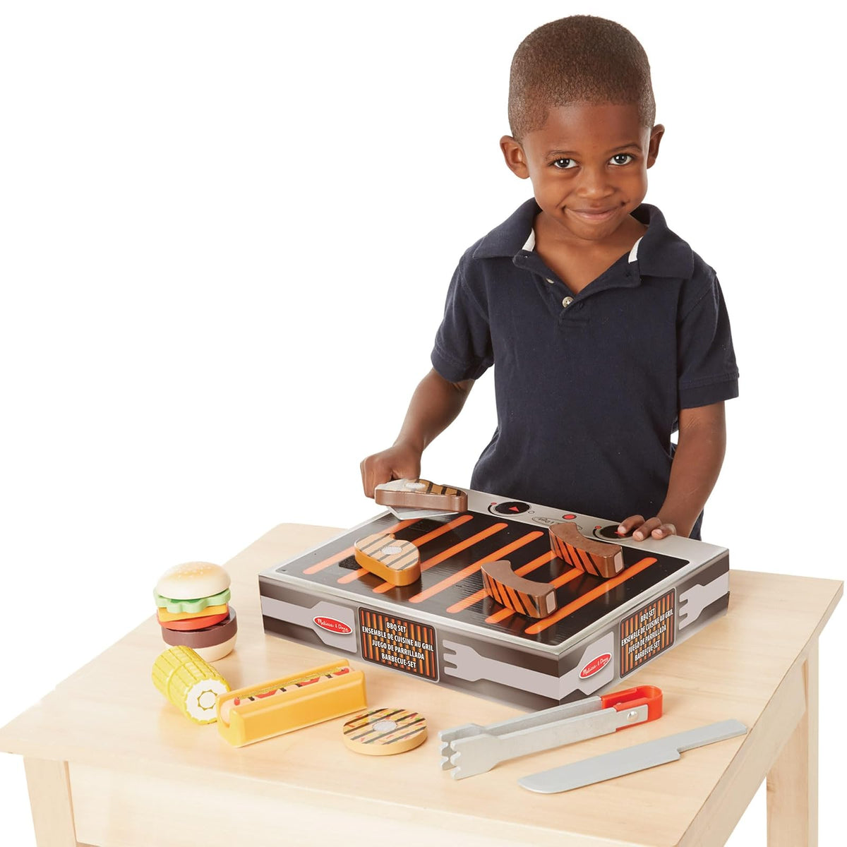 Melissa & Doug Grill & Serve BBQ Set
