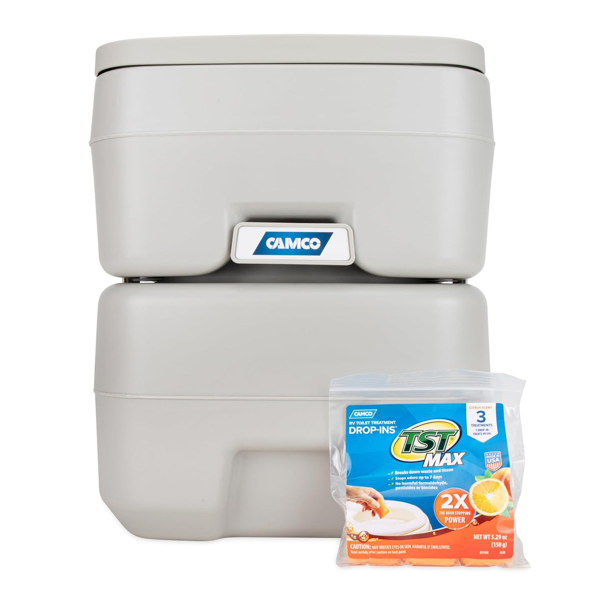 Camco Inódoro Portátil 41541, Estándar, 5.3 Galones