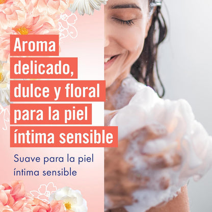 Benzal Wash Jabon Intimo Femenino, Durazno Esencias Suaves, Paquete de 3, 355ml