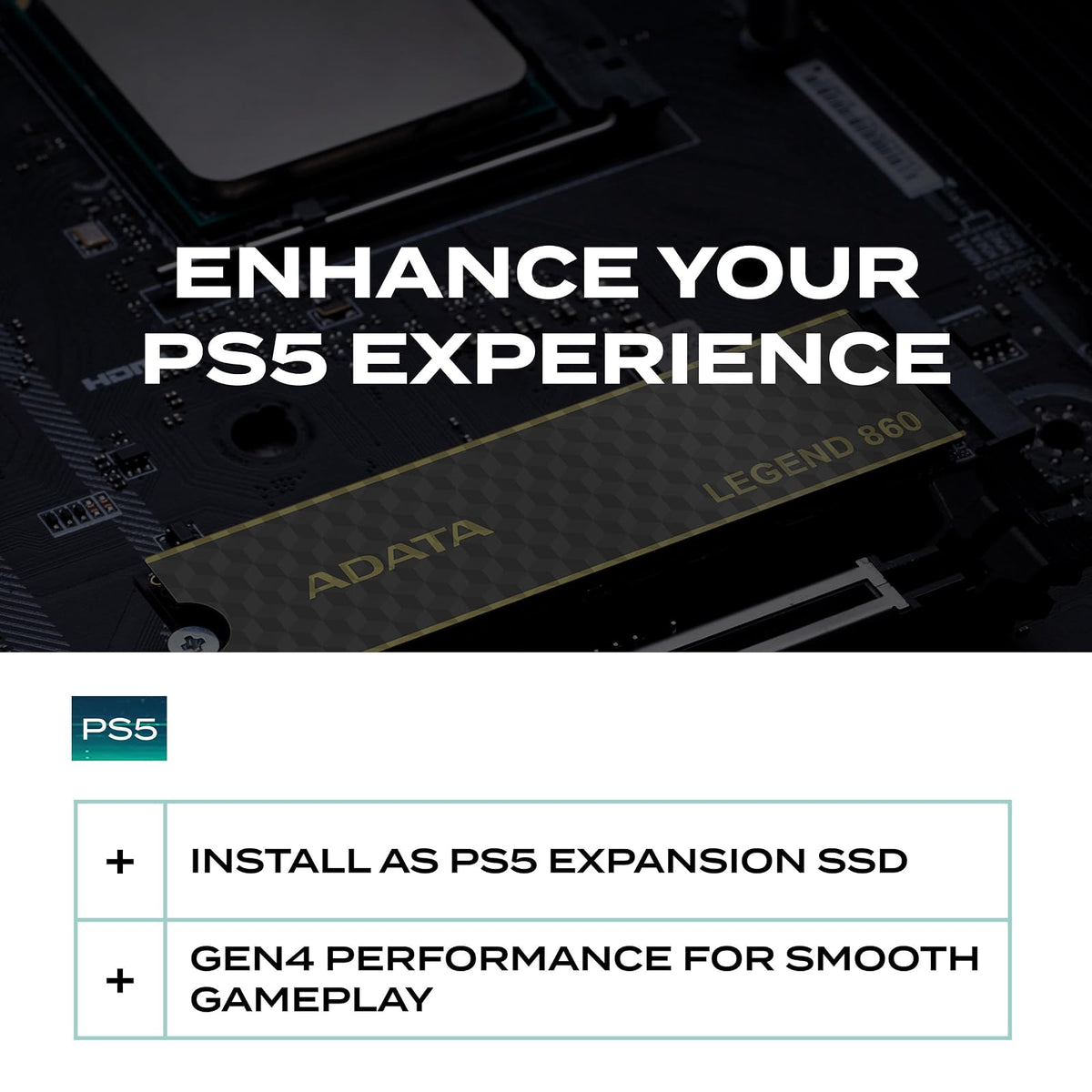 Adata SSD Legend 860 NVMe, 1000GB, PCI Express 4.0, M.2 SLEG-860-1000GCS