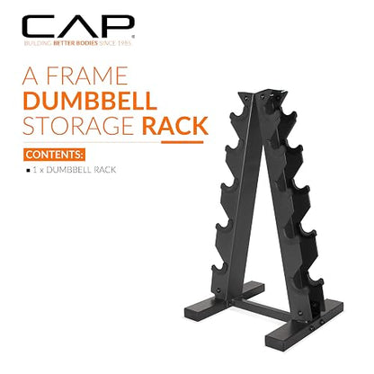 CAP Barbell - Soporte para Mancuernas, Color Negro