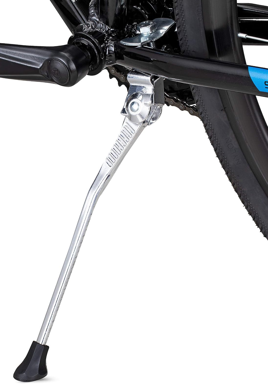 Schwinn - Soporte de montaje central o trasero para bicicleta de adultos y niños, ligero, conveniente para almacenamiento vertical, piezas de bicicleta y accesorios, perfecto para sin placa