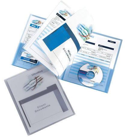 Avery Title - Bolsillo organizador de seis bolsillos, Variados, 1ea