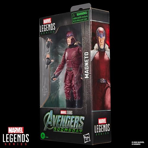 Marvel Legends Series, Magneto, X-Men, Figura de acción Premium Coleccionable de 15 cm