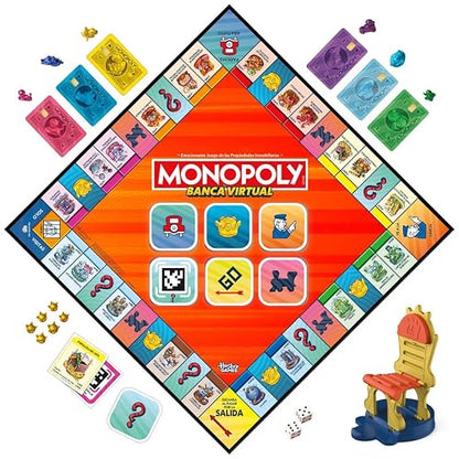 Hasbro Gaming Monopoly Banca Virtual Juego de Mesa a Partir de 8 Años