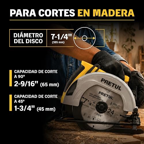 Pretul SICI-7-1/4P, Sierra circular 7-1/4" 1200 W