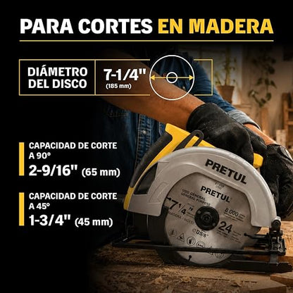 Pretul SICI-7-1/4P, Sierra circular 7-1/4" 1200 W
