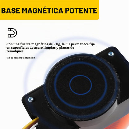 maxxhaul 80778 Kit de luz de remolque (de doble cara magnética para RV, barco, remolque y más Dot Aprobado), 1 Pack