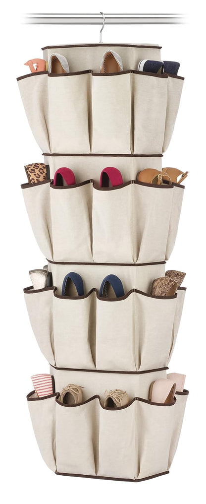 Whitmor Organizador Giratorio para clóset, Beige y café