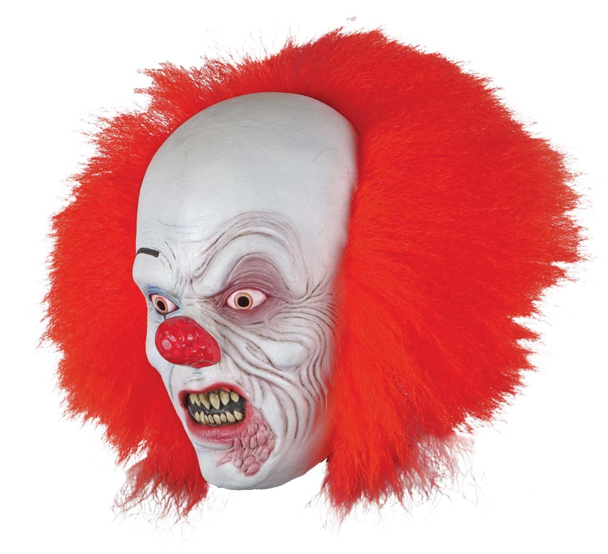 Máscara Original de Classic It Pennywise por Warner Brothers, Máscaras de Eso el Payaso Bailarín Ideales para Halloween, Colección y Fiestas de Disfraces