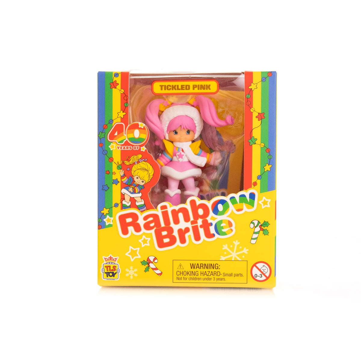 Rainbow Brite Tickled Pink Figura Cheebee | Rosa, 2.5 pulgadas, coleccionable, serie limitada invierno