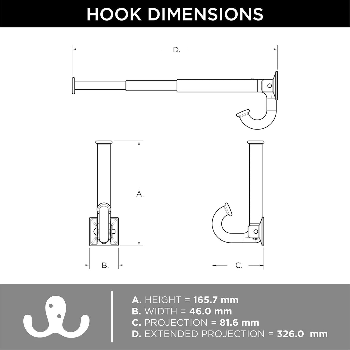 Franklin B45627M-SN-R - Ganchos cuadrados de pared individuales (1 unidad), chamarra de 1 punta/sombrero de níquel satinado, para colgar montado, colgar ropa, bolso, bolso, organización de toallas