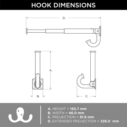 Franklin B45627M-SN-R - Ganchos cuadrados de pared individuales (1 unidad), chamarra de 1 punta/sombrero de níquel satinado, para colgar montado, colgar ropa, bolso, bolso, organización de toallas