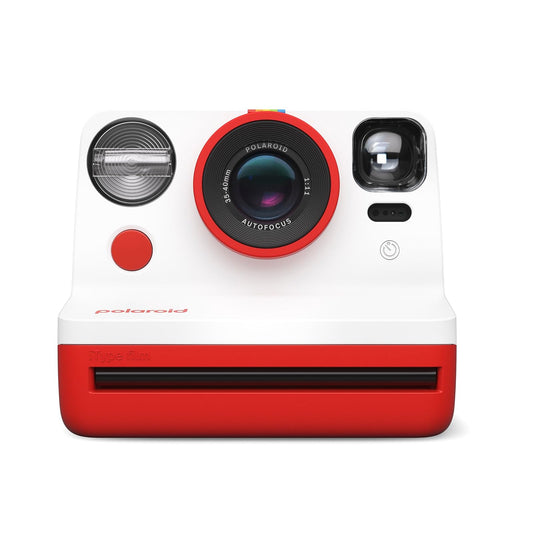 Polaroid Now 9074 - Cámara instantánea de película Tipo I, Color Rojo