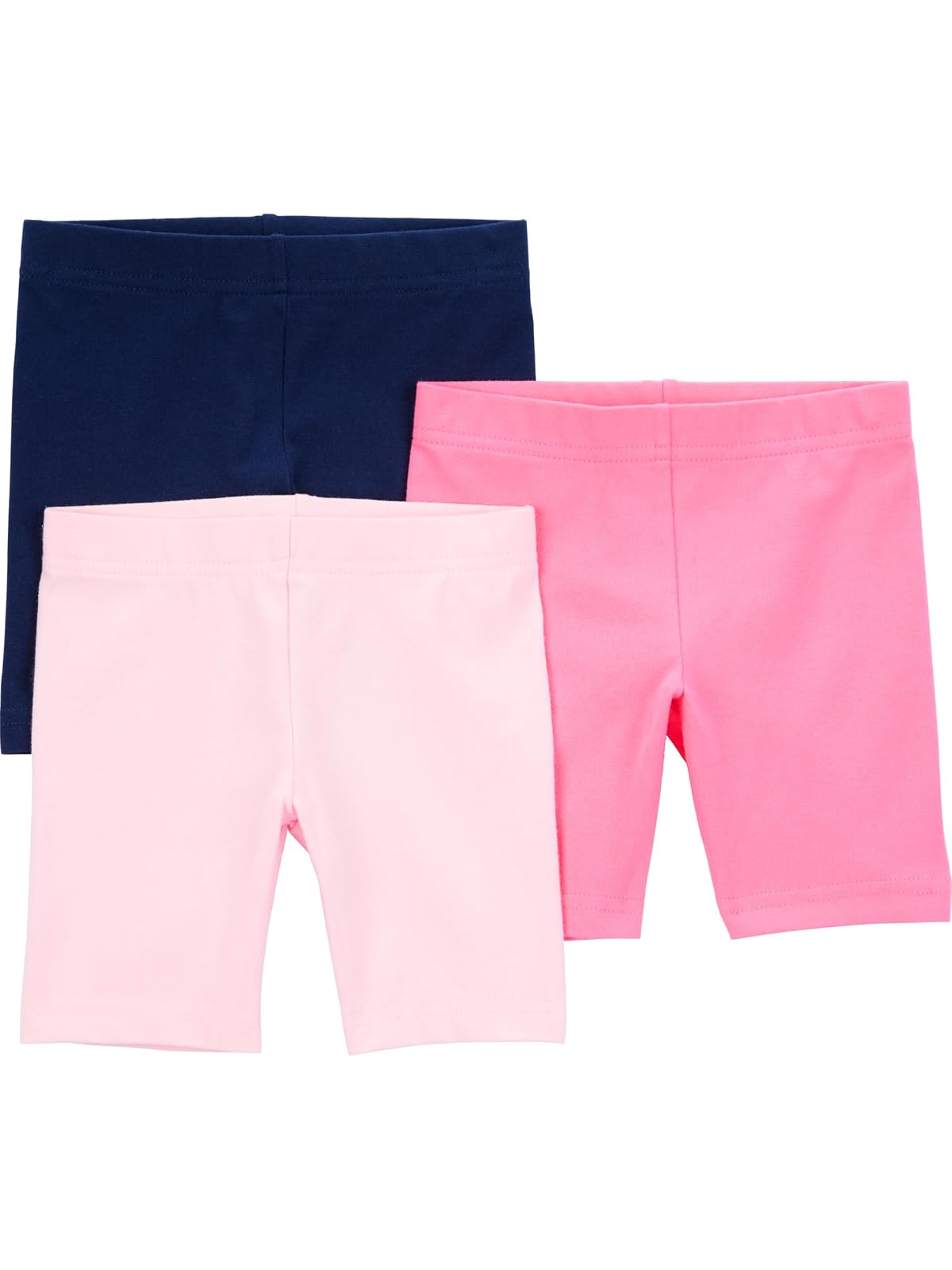 Simple Joys by Carter's Paquete de 3 Pantalones Cortos para Bicicleta Pantalones Cortos para Bebé-Niñas