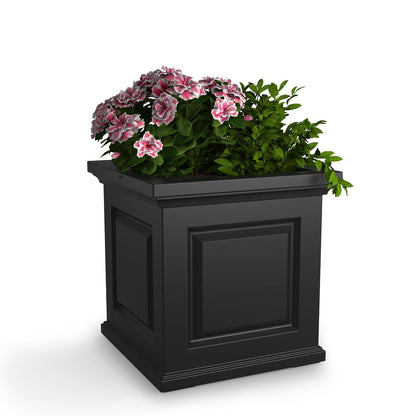 Mayne Nantucket - Maceta Cuadrada de 20 Pulgadas, autonegable, Resistente a la Intemperie para Flores, diseño Duradero al Aire última intervensión para Patio, Porche o Entrada