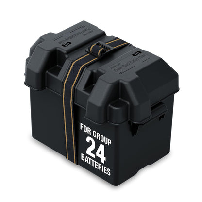 Attwood PowerGuard - Cajas de batería diseñadas para Marina, RV, Camping, energía Solar y más - PowerGuard 24 - Ventilado