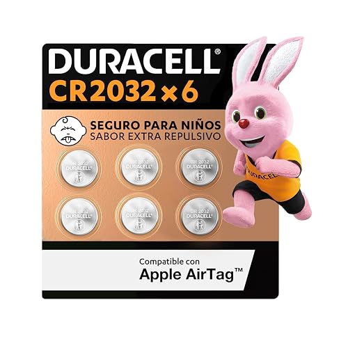 Pila Botón de Litio CR2032 - Pack x6 - Duracell Dura Más