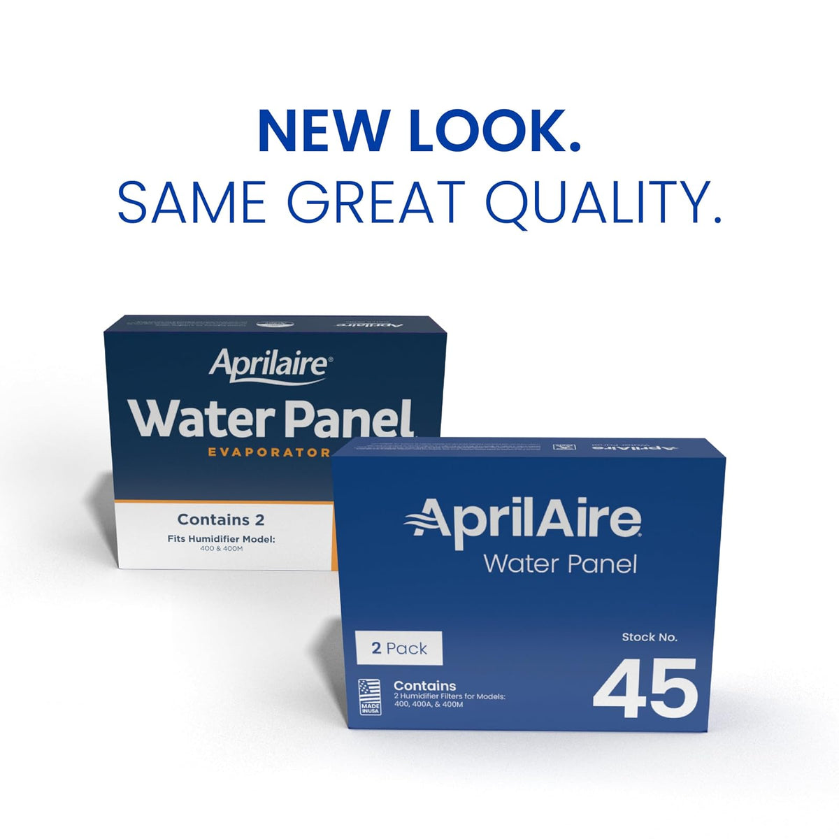 AprilAire 45 filtros humidificadores de panel de agua de repuesto para humidificador AprilAire para toda la casa modelos 400, 400 A, 400 m (paquete de 2)