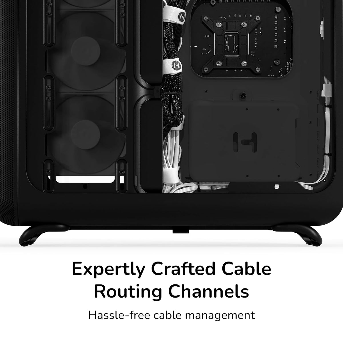 Hyte X50 Modern Performance ATX - PC Case de Media Torre - Tono Negro CS-HYTE-X50G-BB