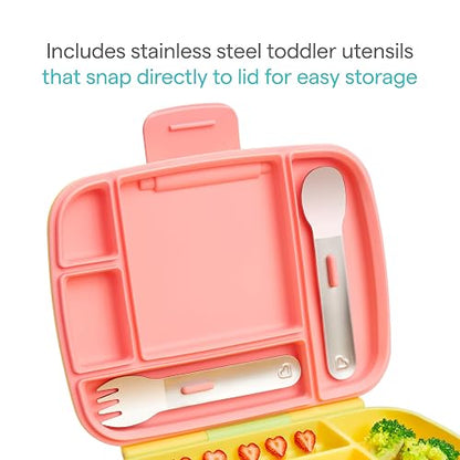 Munchkin Bento Box - Lunchera infantil, color amarillo