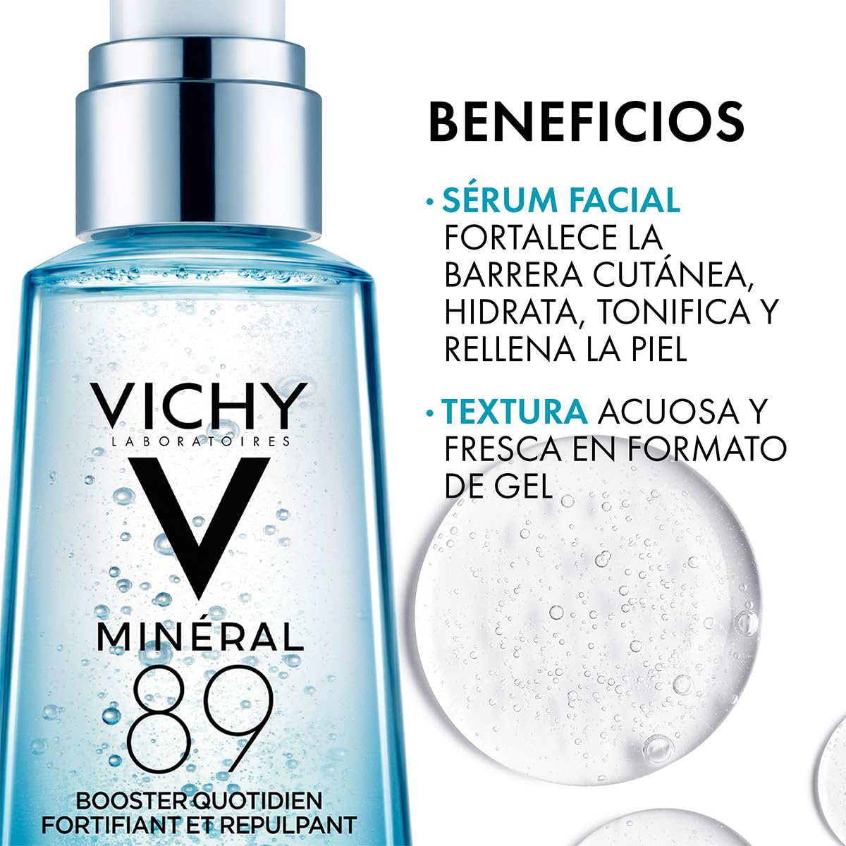 Kit Vichy Hidratación: Minéral 89 Booster + Minéral 89 Contorno de Ojos