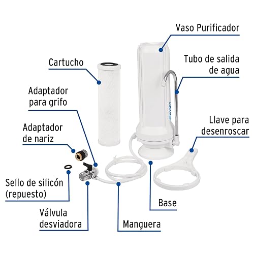 Foset PURA-P2, Purificador de agua, paso 2, polipropileno
